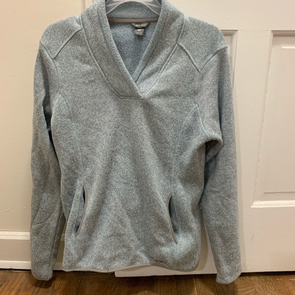 Eddie Bauer fleece lined pullover